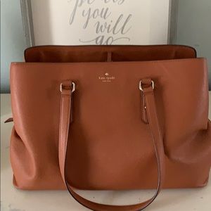 Kate Spade purse handbag camel tan color